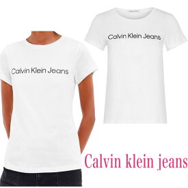 Calvin klein jeans カルバンクライン ジーンズ レディース Tシャツ Core Institutional Logo ロゴ 正規品 人気ブランド