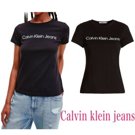 Calvin klein jeans カルバンクライン ジーンズ レディース Tシャツ Core Institutional Logo ロゴ 正規品 人気ブランド