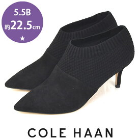 【新品】【未使用品】【新古品】コールハーン Cole Haan ニット ショートブーツ ブラック 黒 5.5B(約22.5cm) sh23-0496【中古】【あす楽】【送料無料】【返品可】【AW】
