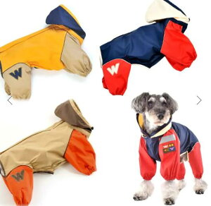 WHCY JコートB 3号〜4号 犬用 レインコート レインウェア 犬用 犬服 防水