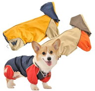 WHCY　JコートB　コーギー用　犬用　レインコート　レインウェア　犬用　犬服　防水