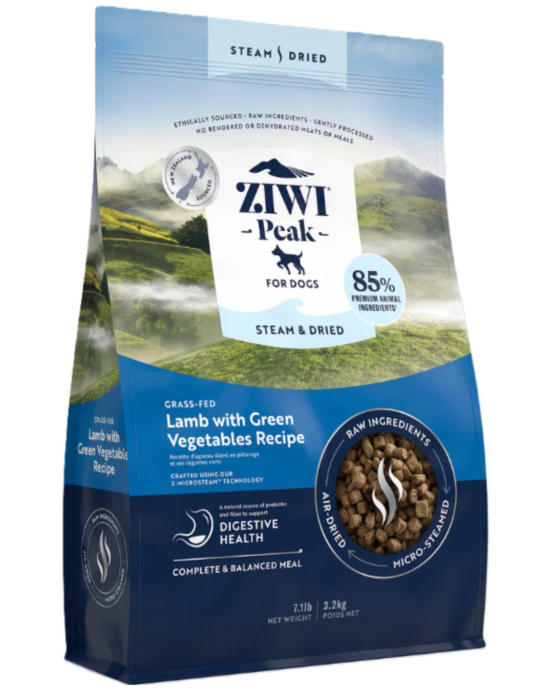 ZIWI ZIWI グラスフェッドラム with グリーンベジタブルレシピの商品画像