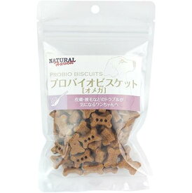 ナチュラルハーベスト プロバイオビスケット オメガ 80g Natural Harvest ドッグフード 犬用 おやつ クッキー 補助食