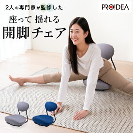 ストレッチ 開脚 開脚チェア 椅子 座椅子 骨盤矯正 腰痛 姿勢 首 肩 肩甲骨 リクライニング イス クッション マッサージ フィットネス ヨガ ギフト プレゼント（0070-4252 リストレッチ 開脚チェア）プロイデア ドリーム