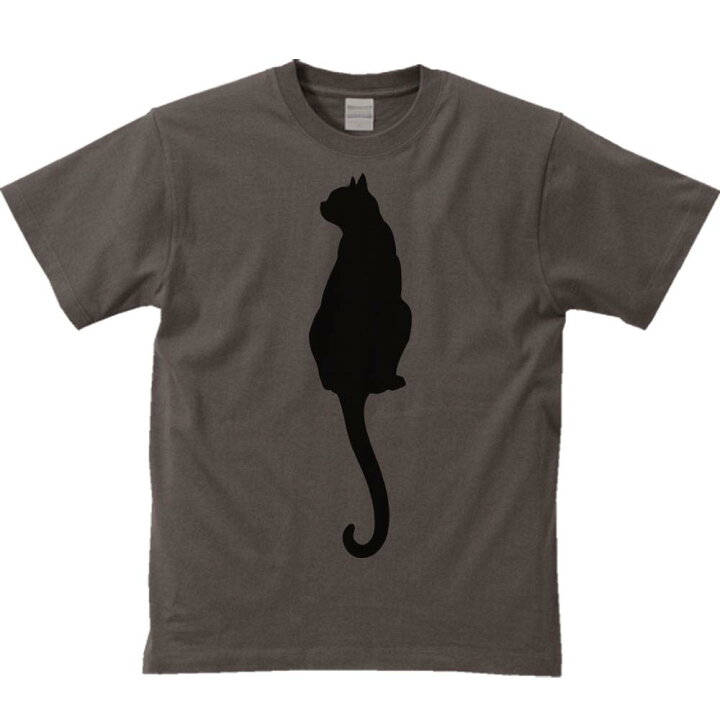 楽天市場】猫シルエット（後ろ姿）／半袖Tシャツ : MYDS 楽天市場店