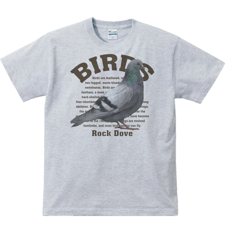 楽天市場】鳩（ハト）鳥シリーズ／半袖Tシャツ : MYDS 楽天市場店