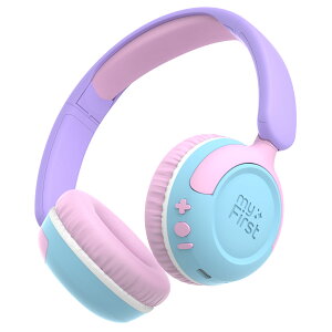 myFirst CareBuds Max ���C�����X �L�b�Y�w�b�h�z�� Bluetooth 6.0 �q�� �q���p �q���p�w�b�h�z�� �܂肽���݉\ �w�b�h�Z�b�g �}�C�N���� �w�K�p �ő剹�ʐ��� 85dB �I���C���[�w�b�h�z�� 2WAY �C�V�� N