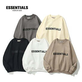 【セール限定 10％OFFクーポン有】 ESSENTIALS エッセンシャルズ パーカー クルーネック 丸首 プルオーバー シャツ 人気 プルオーバー 長袖 おしゃれ メンズ レディース カジュアル かっこいい