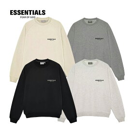 【セール限定 10％OFFクーポン有】 ESSENTIALS パーカー エッセンシャルズ プルオーバー シャツ クルーネック 大きいサイズ 人気 プルオーバー 長袖 おしゃれ カジュアル 丸首 かっこいい 男女兼用 春秋服 暖かい