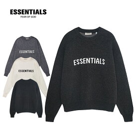 【セール限定 10％OFFクーポン有】ESSENTIALS エッセンシャルズ 人気セーター オーバーサイズ sweater おしゃれ 柔らかい 長袖トップス 秋 暖かい カジュアル カップル プルオーバー 通勤 3colors