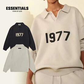 ESSENTIALS エッセンシャルズ 長袖セーター オーバーサイズ sweater おしゃれ 柔らかい 長袖トップス 秋 暖かい カジュアル カップル プルオーバー 通勤 2colors