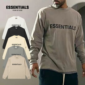 ESSENTIALS 丸首パーカー エッセンシャルズ オーバーサイズ おしゃれ クルーネック 薄手 トレーナー 長袖トップス ストリートカジュアル カップル プルオーバー かっこいい