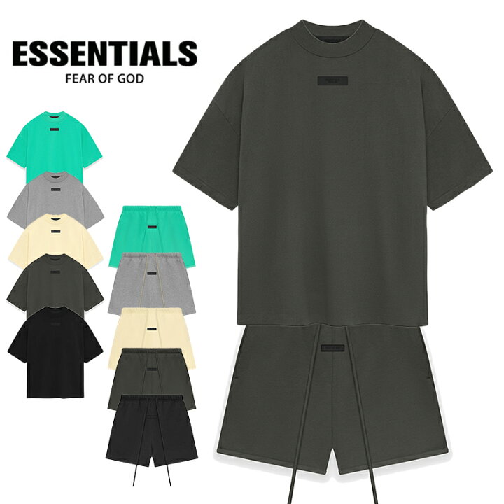 楽天市場】エッセンシャルズ ESSENTIALS セットアップショートパンツ 