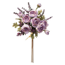 【東京堂 公式】造花 アーティフィシャルフラワー ミルラナンブーケ ラベンダーFM003022-011 LAV