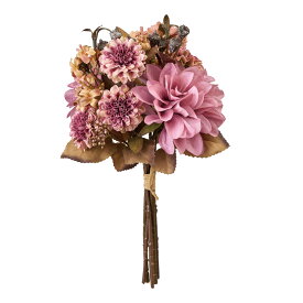 【公式】東京堂 MAGIQ 造花 花材 フォンタナダリアブーケ モーブ／ライラック アーティフィシャルフラワー ダリア FM001184-050 【高品質 アートフラワー】