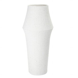 【東京堂 公式】クレイ ZARA マットホワイト 花瓶 花器 陶器 CC190078-101