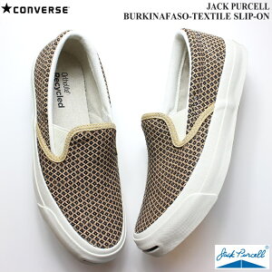 Ro[X WbNp[Z uLit@\eLX^C XbvI x[WCONVERSE JACK PURCELL BURKINAFASO-TEXTILE SLIP-ON 33300810