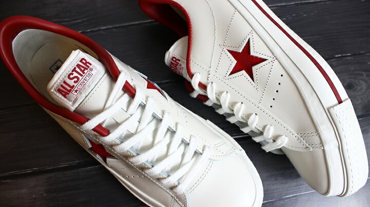 楽天市場】コンバース ワンスター J WHITE/REDCONVERSE ONE STAR J  