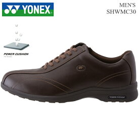 ヨネックス ウォーキングシューズ メンズYONEX パワークッション MC30 SHW-MC30 ダークブラウン紳士 靴 歩きやすい カジュアルシューズ ファスナー