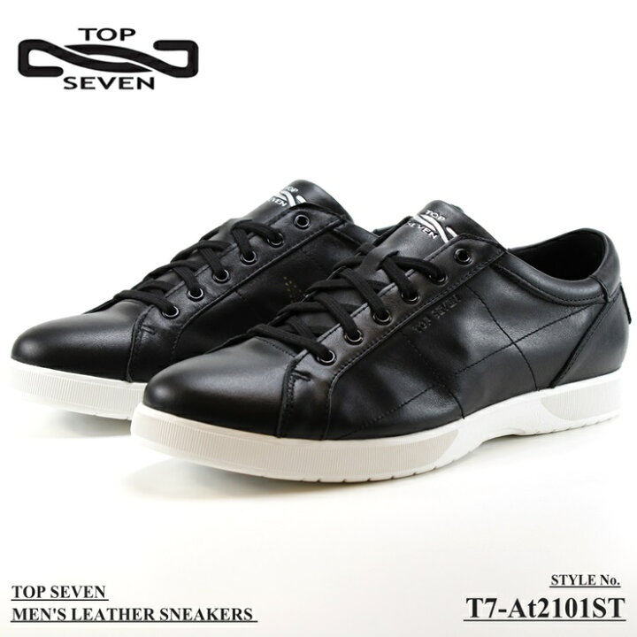 楽天市場】トップセブン スニーカー TOP SEVEN T7-At2101ST BLACK 