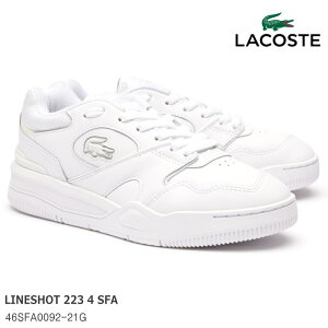 ���R�X�e �X�j�[�J�[LACOSTE LINESHOT 223 4 SFA 46SFA0092-21G �z���C�g���R�X�e ���C���V���b�g