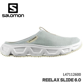 リカバリーシューズサロモン リラックス スライド 6.0 WSALOMON REELAX SLIDE 6.0 W L47112600 PEARL BLUE/WHITE/BLEACHED SANDアウトドア シューズ クロッグ サンダル