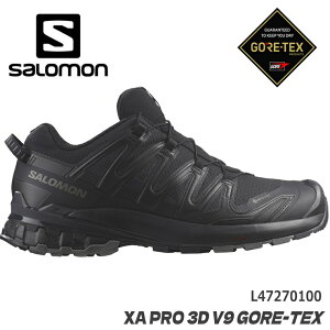 �T������ XA �v�� 3D V9 �S�A�e�b�N�X L47270100 Black / Phantom / PewterSALOMON XA PRO 3D V9 GORE-TEX�g���C�������j���O �g�������V���[�Y �n�C�L���O�V���[�Y �o�R�C �h�� ���� ���[�J�b�g �����Y �A�E�g�h