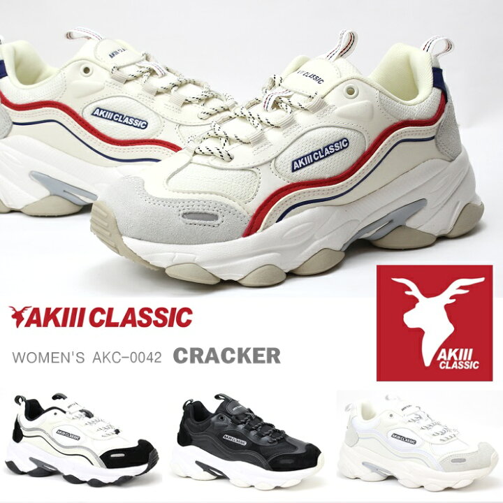 楽天市場】アキクラシック 厚底スニーカー レディースAKIII CLASSIC 