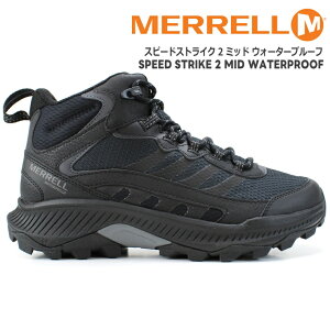  Xs[hXgCN2~bhEH[^[v[tMERRELL SPEED STRIKE 2 MID WATERPROOF 037833 BLACK ubNh gbLO EH[LOV[Y RtH[gV[Y AEghA ~ Xmg