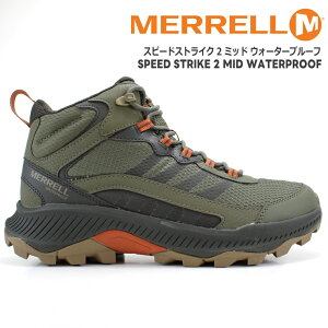  Xs[hXgCN2~bhEH[^[v[tMERRELL SPEED STRIKE 2 MID WATERPROOF 037835 OLIVE I[uh gbLO EH[LOV[Y RtH[gV[Y AEghA ~ Xmg