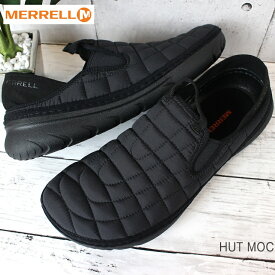 メレル MERRELL レディース ハット モック W HUT MOC W90802フェス アウトドア ライフスタイルシューズ キャンプモック TRIPLE BLACK