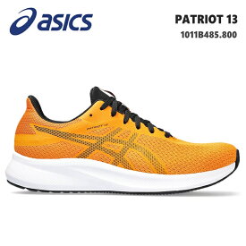 アシックス ランニングシューズ メンズasics PATRIOT 13 1011B485-800 Bright Orange/Blackパトリオット 13 ウォーキング ジョギング