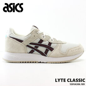 アシックス asics スニーカー ライトクラシックasics LYTE CLASSIC 1202A306-109 クリーム/ポートロイヤル