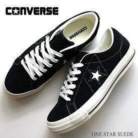 コンバース ワンスター スエード スター&バース 35200860 ブラックCONVERSE ONE STAR SUEDE STAR&BARSコンバース メンズ スニーカー 大人 スニーカー スエード 紳士 クラシック 靴