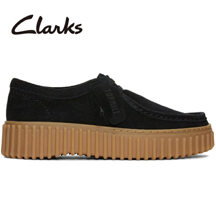 楽天市場】クラークス トーヒルビーブラックスエードClarks Torhill  