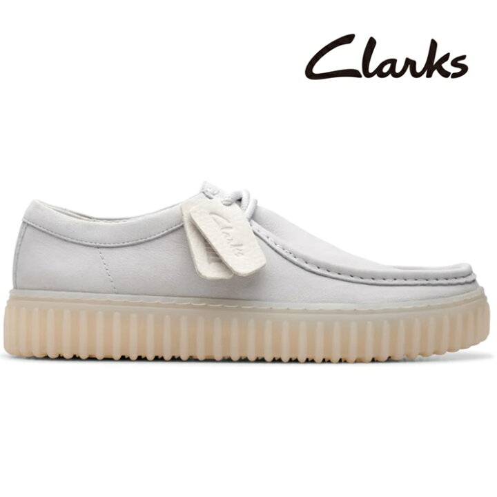 楽天市場】クラークス トーヒルロー ホワイトレザーClarks Torhill Lo 