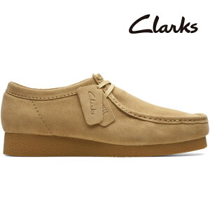 クラークス ワラビーエヴォウォータープルーフ メープルスエードClarks WallabeeEVO WP 26177834 Maple Suedeワラビー デザートブーツ モカシン 防水