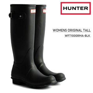 �n���^�[ ���C���u�[�c ���f�B�[�X ���CHUNTER WOMENS ORIGINAL TALL WFT1000RMA-BLK �u���b�N�I���W�i�� �g�[�� ���C�� �u�[�c���S�h�� �ᓹ �N���X�}�X �������u�[�c �����O�u�[�c �W���b�L�[�u�[�c