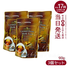 【3個セット】キャラメル デトック ハーブティー プロ 3g×30包 排出系ハーブティー/エステプロラボ Esthe Pro Labo ダイエット 食物繊維 お茶 粉末ドリンク 茶葉 粉末ティー ハーブティー キャラメル ティー ポッコリお腹 スッキリ
