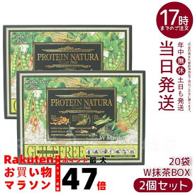 【2箱セット】エステプロ・ラボ プロテイン ナチュラ グランプロ（w抹茶）20袋(ボディメイクサポート エステプロラボ 健康食品 サプリメント ダイエット 美容 酵素 グランプロ シリーズ ココア 抹茶)