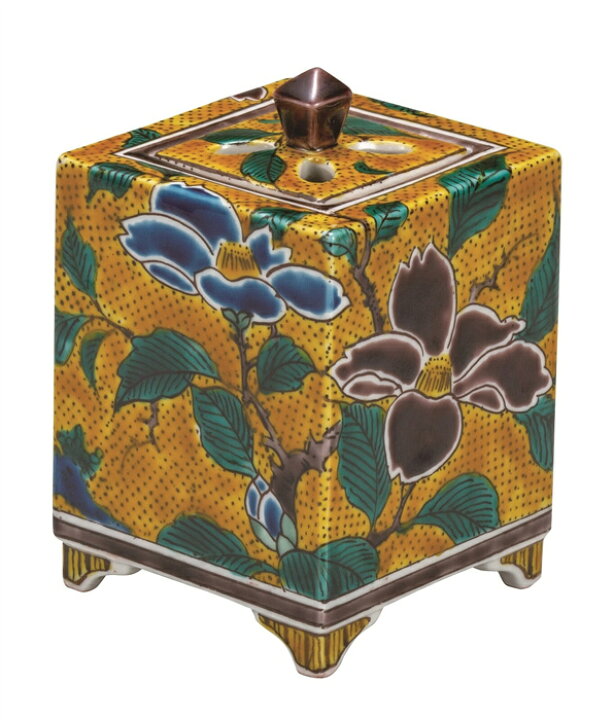 楽天市場 九谷焼 4号香炉 吉田屋 香立 聞香 お香 九谷焼 お香 線香 リラックス 仏具 贈り物 ギフト プレゼント 取引先 結婚記念日 来客用 祝い セット 昇進祝い 部下 従兄弟 社長 法人ギフト 株式公開記念 父 結婚祝い 銀婚式 おじいちゃん 親戚 喜寿 お歳暮