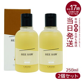 【2個セット】ルベル シーソー ヘア＆スキャルプシャンプーT タイト 250ml LEBEL SEE/SAW