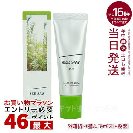 ルベル SEE/SAW シーソー ヘアメイクジャム 25g ヘアスタイリング LebeL SEE SAW CREAM