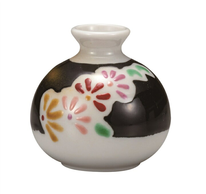 楽天市場 1 8号小つぼ花生 黒地花文 花器 フラワーベース 花立 生花 花台 贈り物 ギフト プレゼント 男の子 おじいちゃん 栄転祝い お祝い 結婚祝い 女の子 開業祝い お正月 海外のご友人への日本のお土産 結婚記念日 設立祝い 米寿 昇進祝い 上司 親戚 敬老の日