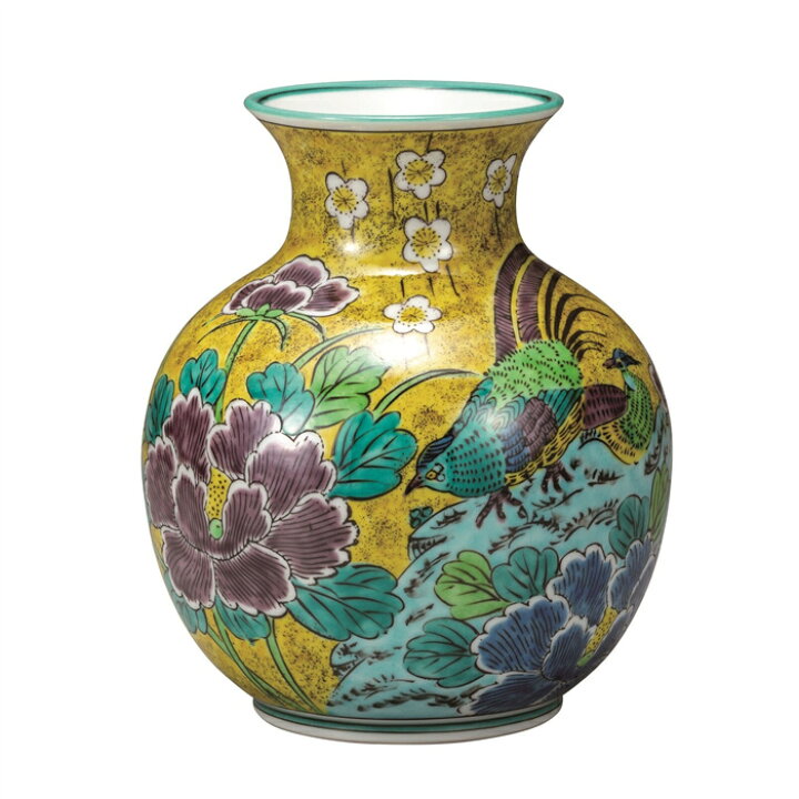 楽天市場 6 5号花瓶 吉田屋花鳥 花器 フラワーベース 花立 生花 花台 贈り物 ギフト プレゼント 結婚記念日 母 引出物 卒寿 おすすめ 開店 祝い お母さん 海外のご友人への日本のお土産 ペア 創業記念 記念日の記念品 お父さん 結婚祝い 就任祝い お中元 お見舞い返し