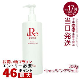 ルヴィ revi ウォッシングジェル 500g 洗顔料 業務用 基礎化粧品 マッサージ フェイシャルケア ホームケア ホームエステ 再生因子細胞美容 REVI 銀座ロッソ ROSSO リフトアップ ツヤ 透明感 ハリ