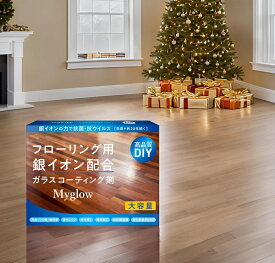 床用ガラスコーティングセット【100ml（40平方メートル ）24.2畳】 銀イオン配合抗菌・抗ウイルス効果持続 20年 ペット 子供 安心