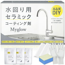 水回り用「セラミック」コーティング剤【3ml シンクサイズ】10年耐久