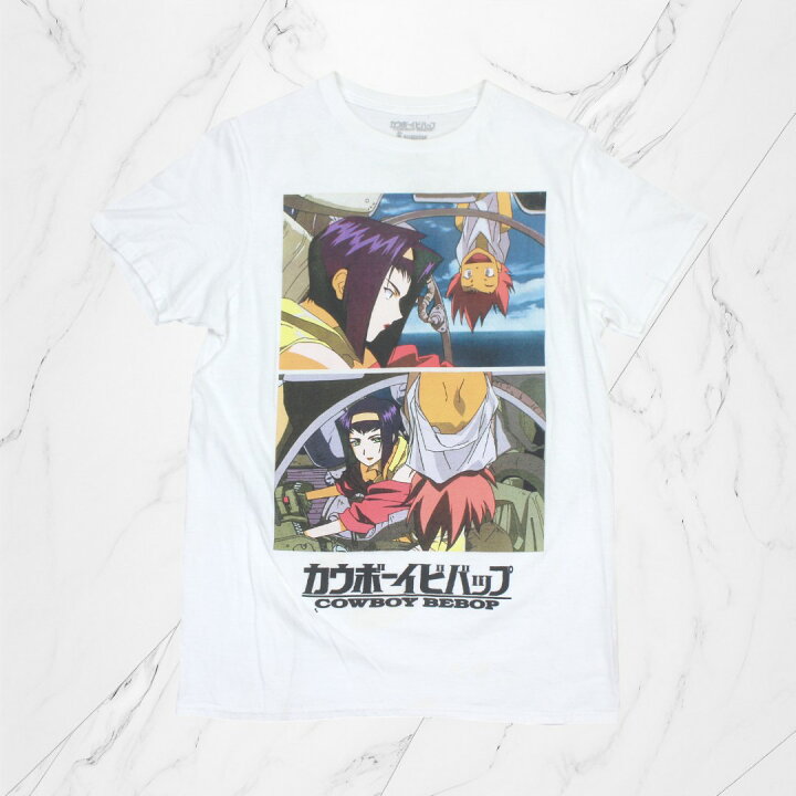 楽天市場】古着 COWBOY BEBOP T-SHIRTS SUNRISE WHITE カウボーイ  