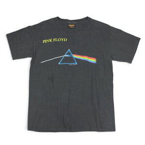 �Ò� 90s USA�� BROCKUM Pink Floyd Dark Side Of The Moon T-shirt Black �s���N�t���C�h �o���hT�V���c t004vt093